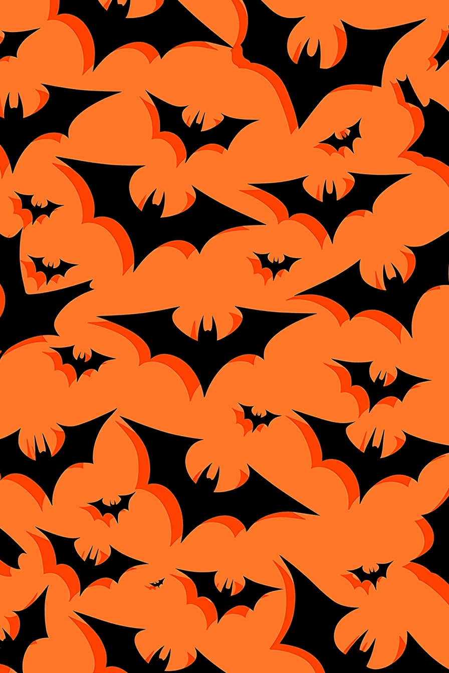 Halloween Hat Show original repeating artwork
