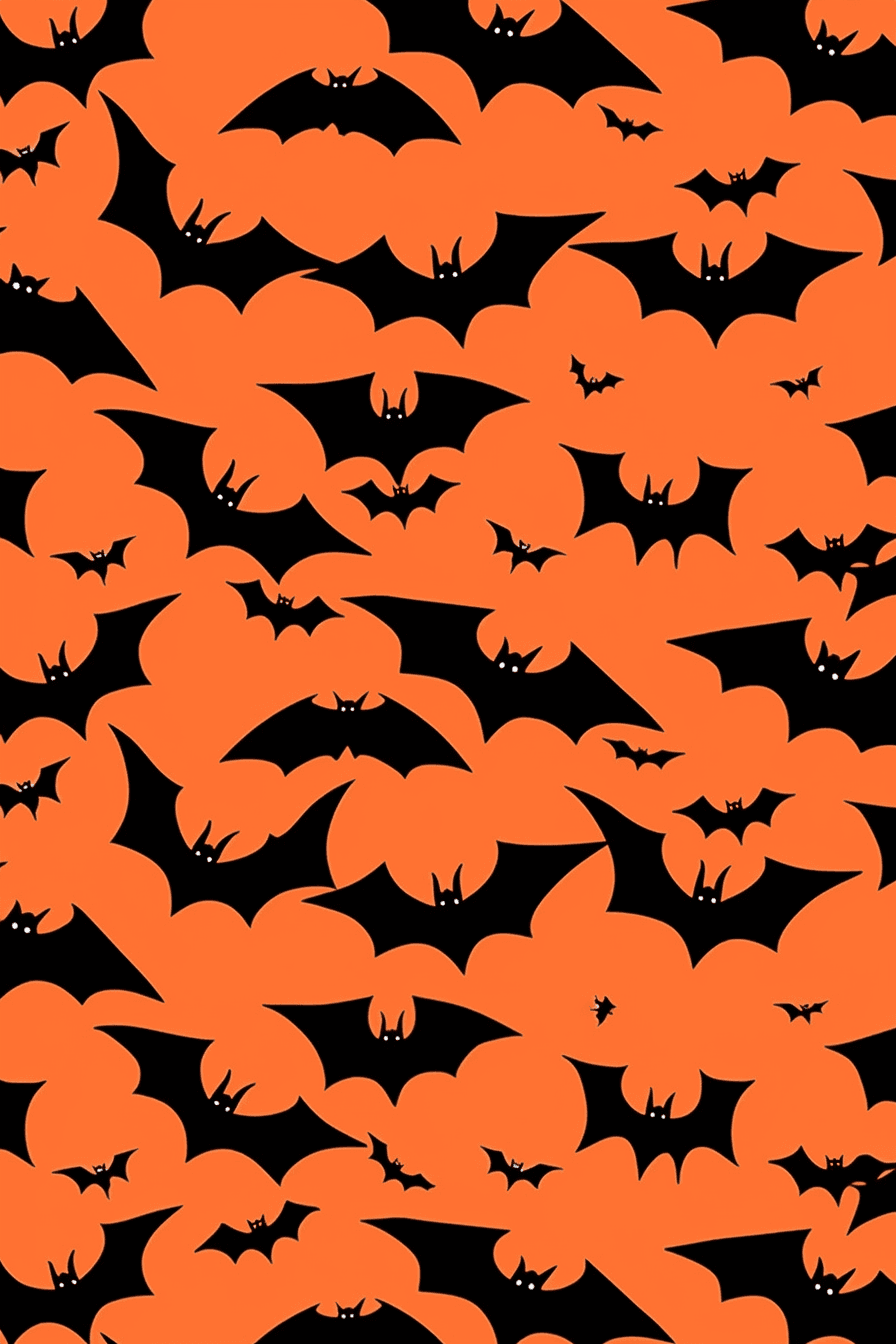 Halloween Bat Bold original repeating artwork