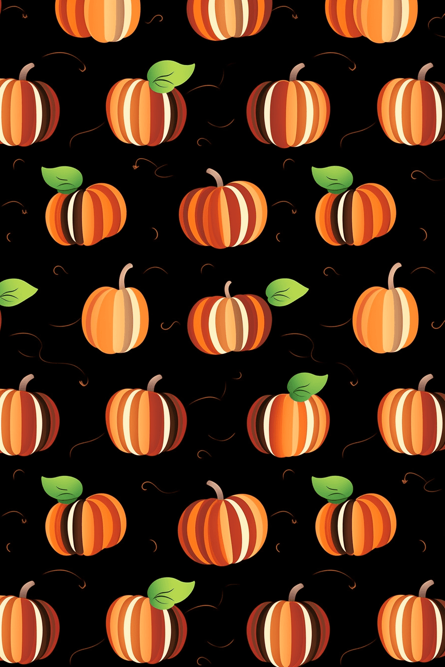 Halloween Pumpkin 006 original repeating artwork