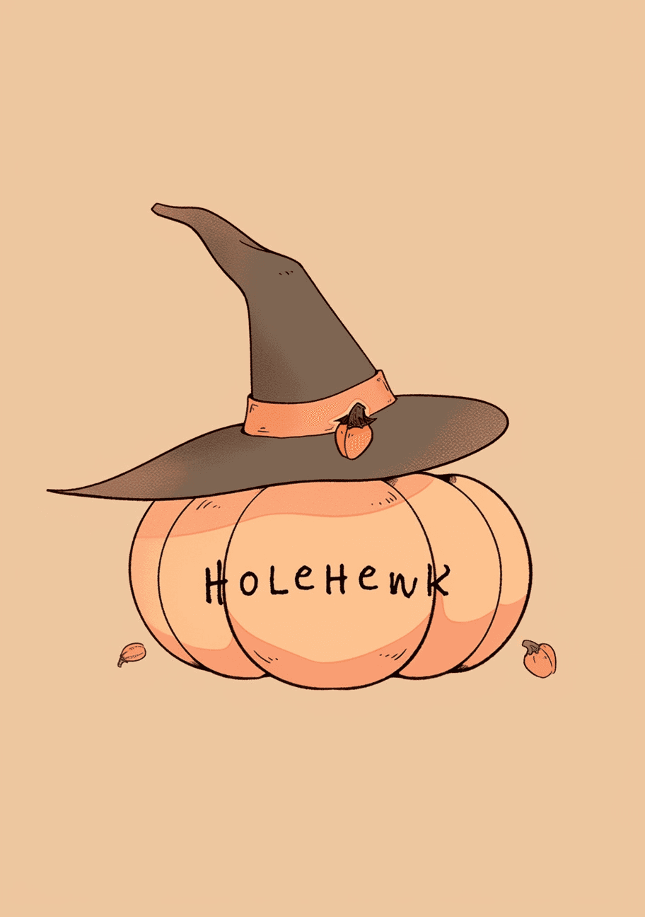 Halloween Hat Fair original repeating artwork