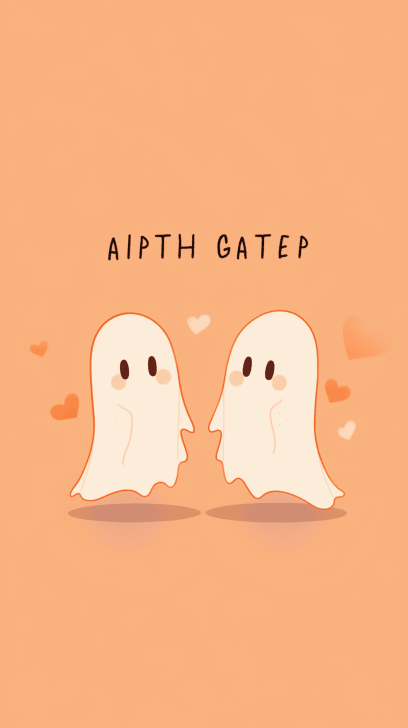 Halloween Ghost 690 original repeating artwork