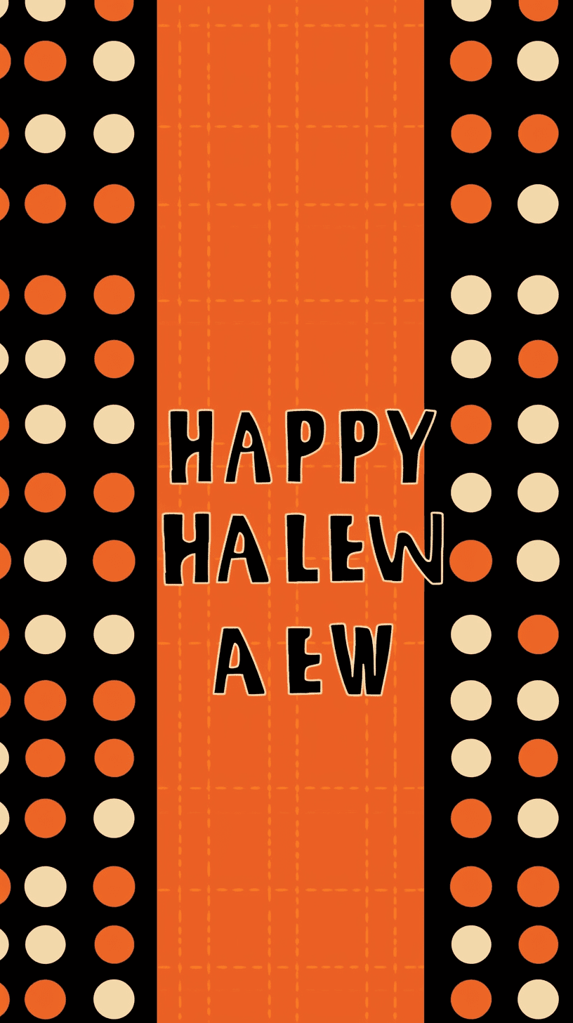 Halloween Design Subway original repeating artwork