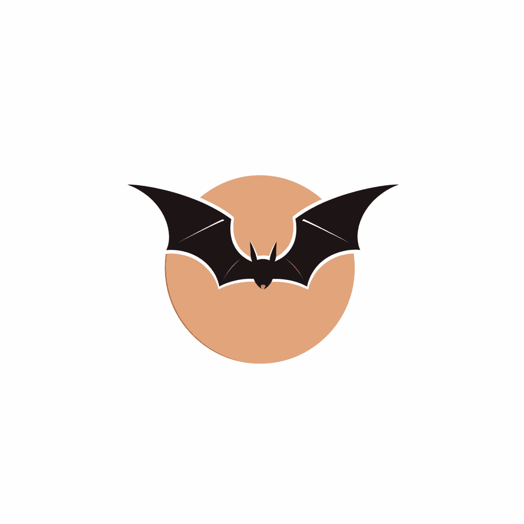 Halloween Bat Bright original repeating artwork