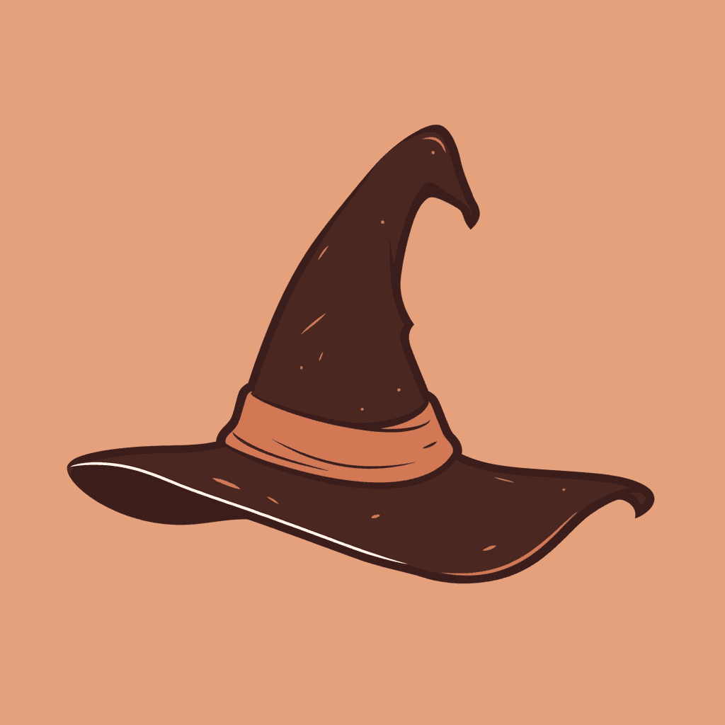 Halloween Hat Club original repeating artwork