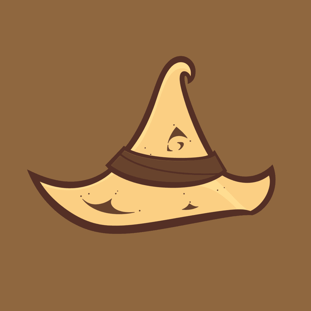 Halloween Hat Bounce original repeating artwork