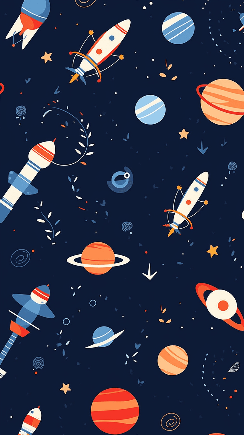 Cosmic 204 original repeating artwork