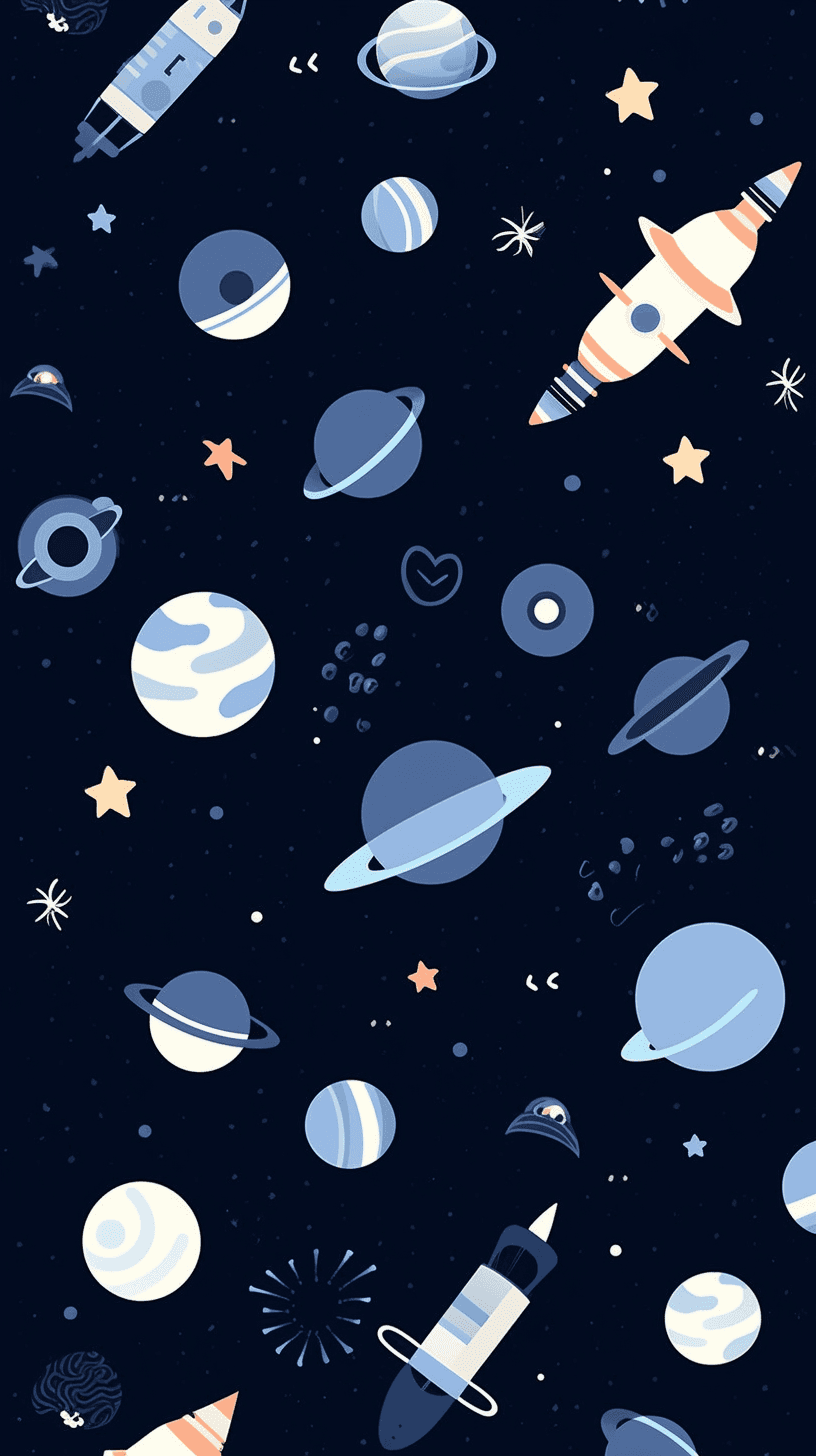 Cosmic 043 original repeating artwork