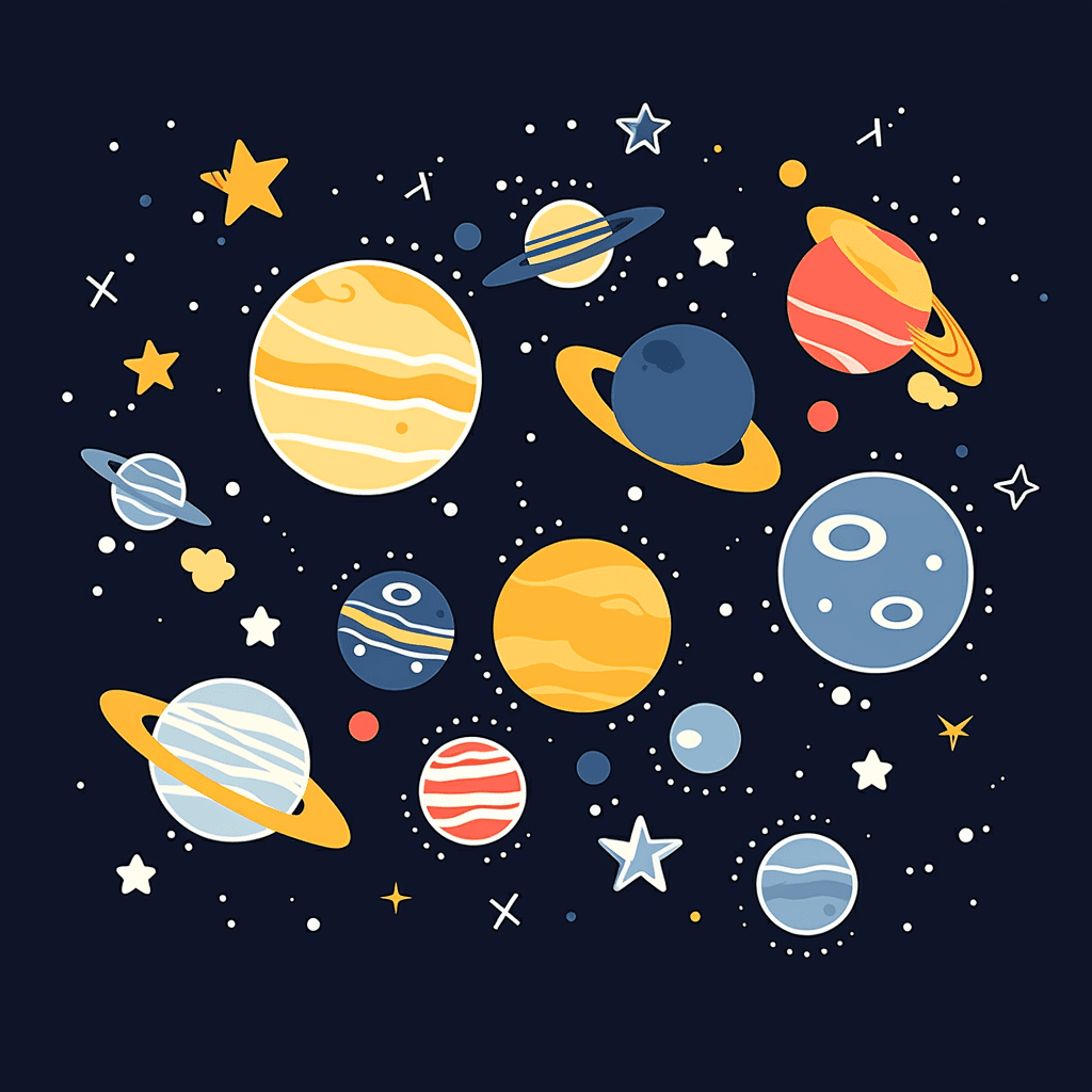 Cosmic Go original repeating artwork