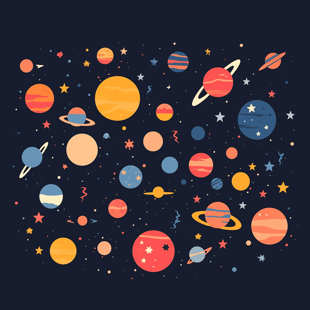 Cosmic Flow original repeating artwork