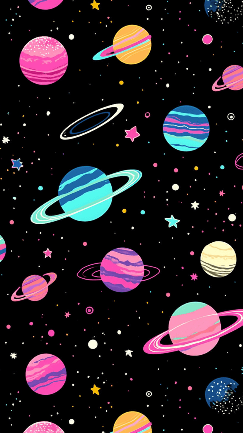 Cosmic Roam original repeating artwork