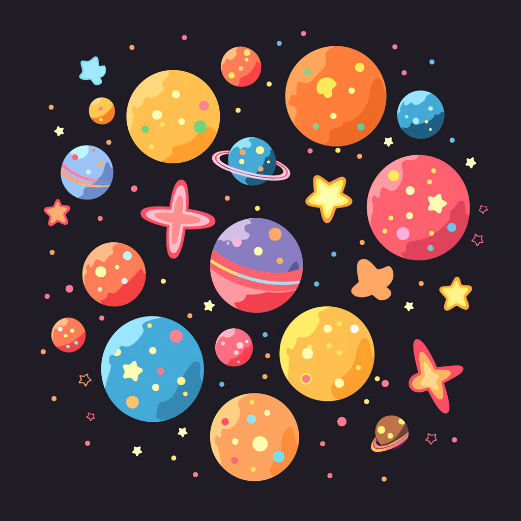 Cosmic 120 original repeating artwork