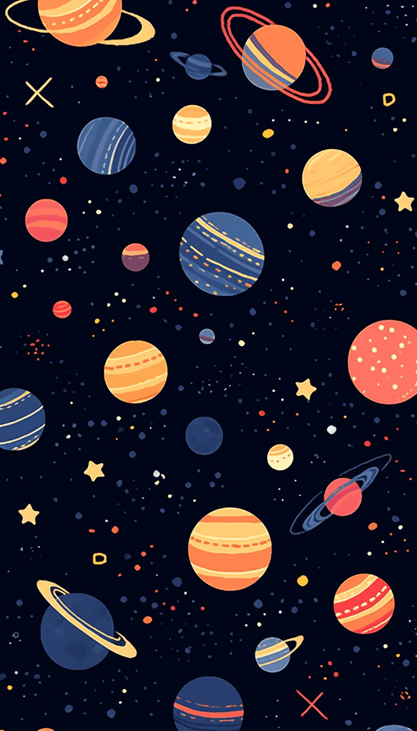 Cosmic Shine On original repeating artwork
