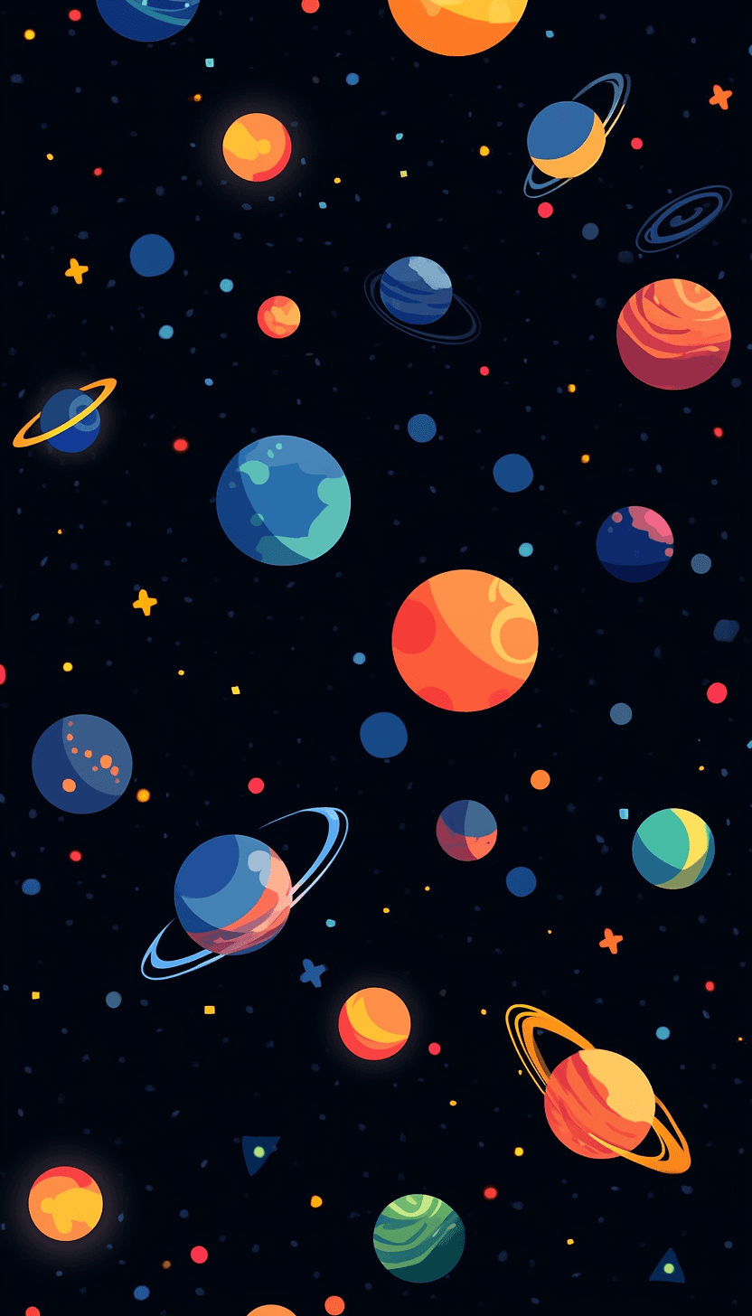 Cosmic Onyx original repeating artwork