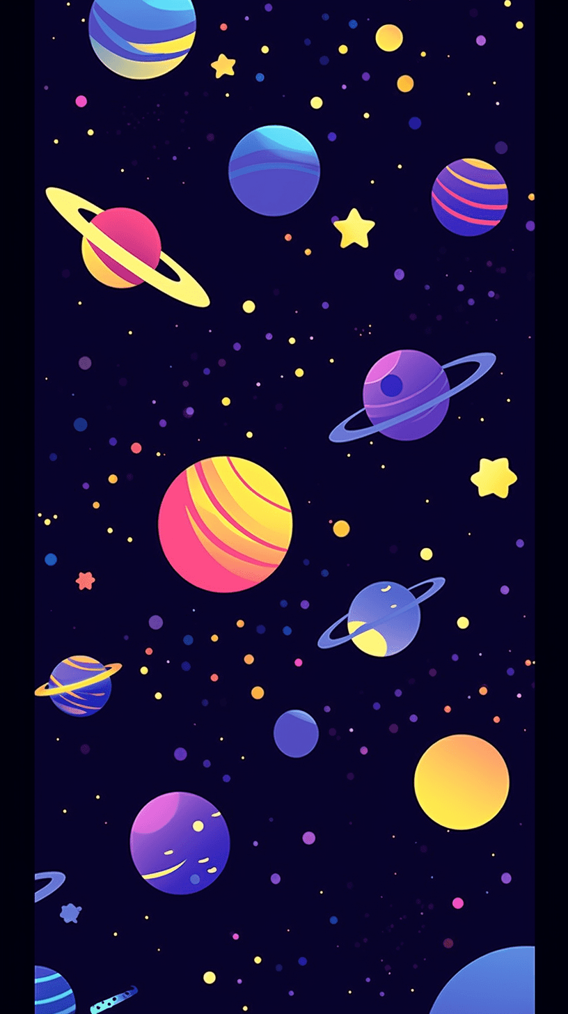 Cosmic Club original repeating artwork