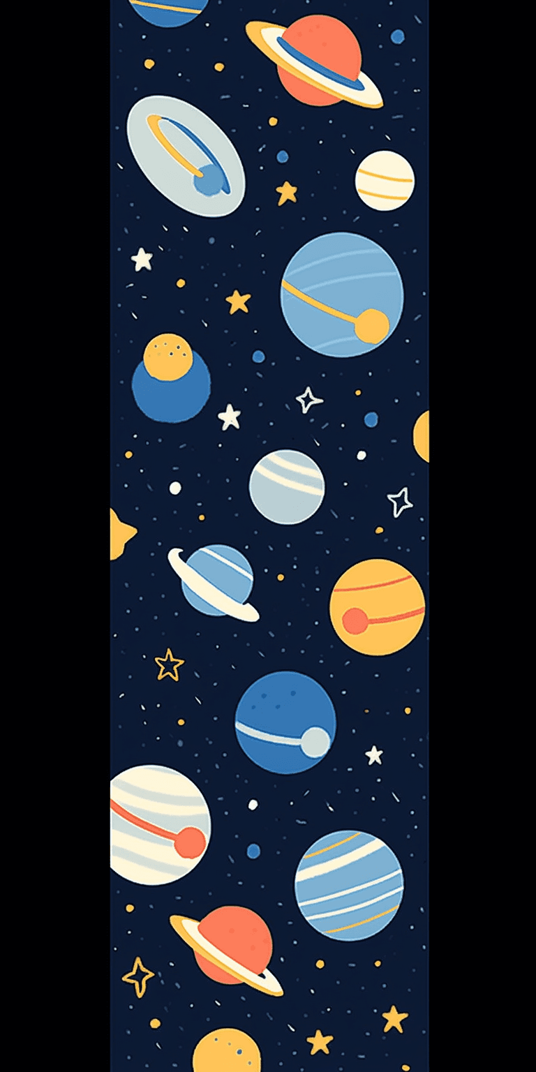 Cosmic Trail original repeating artwork