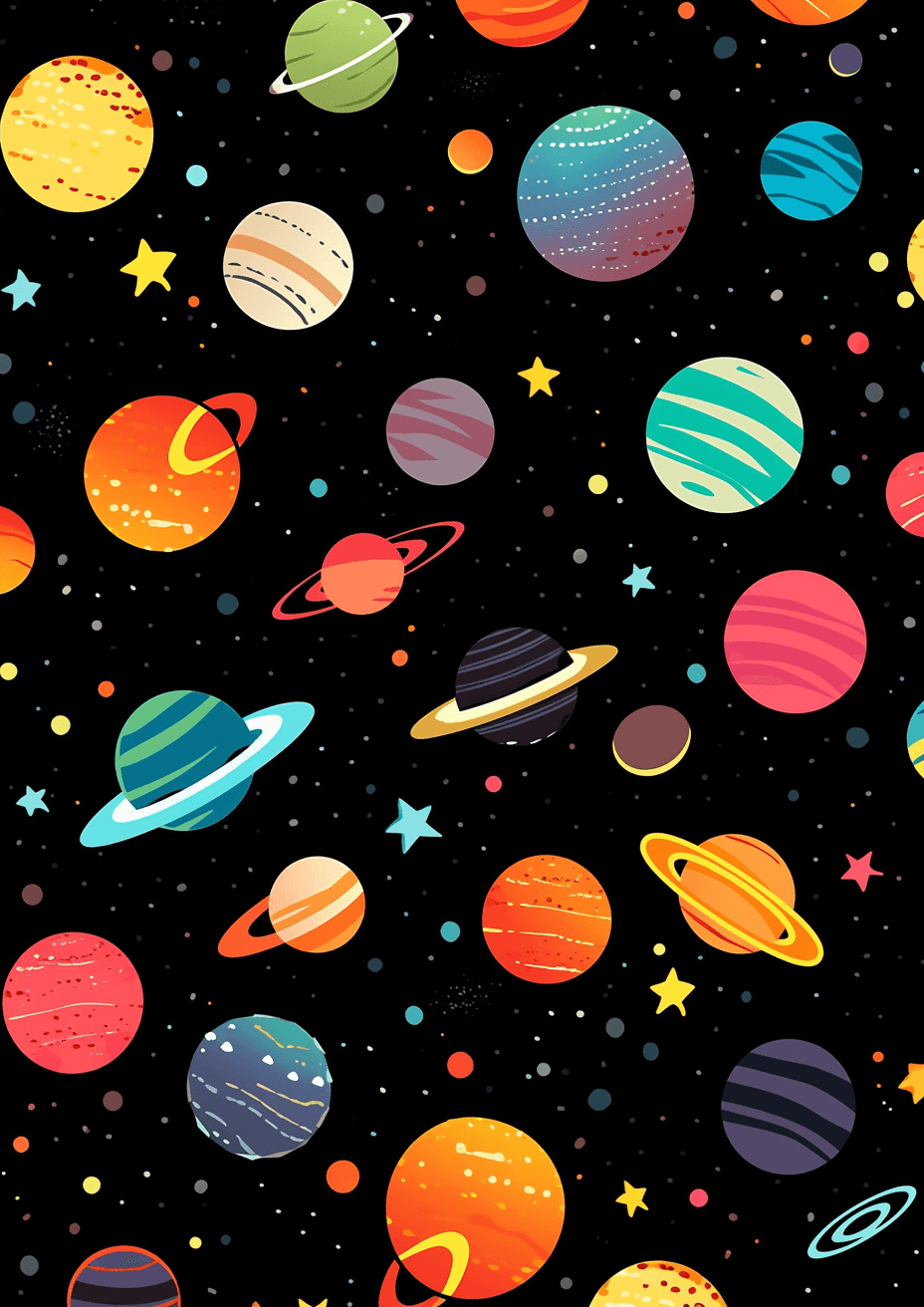 Cosmic Shade original repeating artwork
