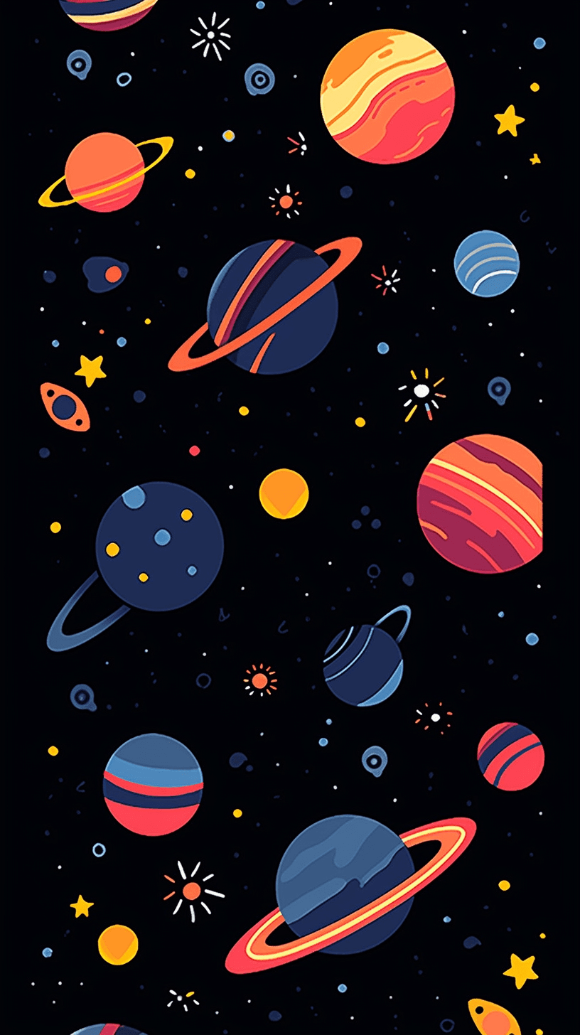 Cosmic 044 original repeating artwork