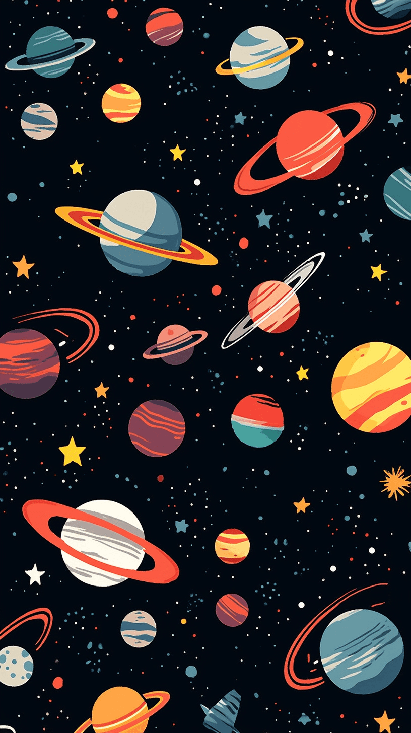 Cosmic 002 original repeating artwork