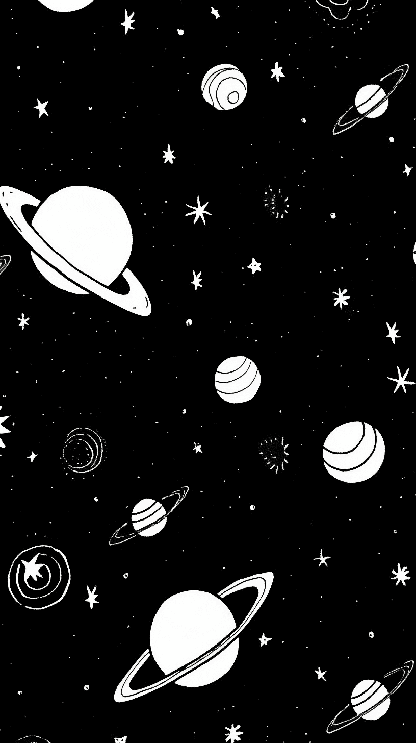 Cosmic Glide original repeating artwork