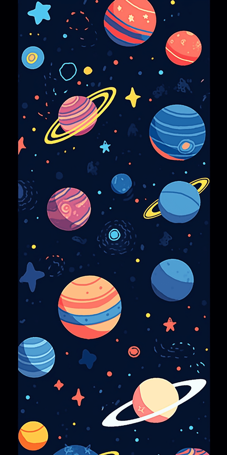 Cosmic 100 original repeating artwork