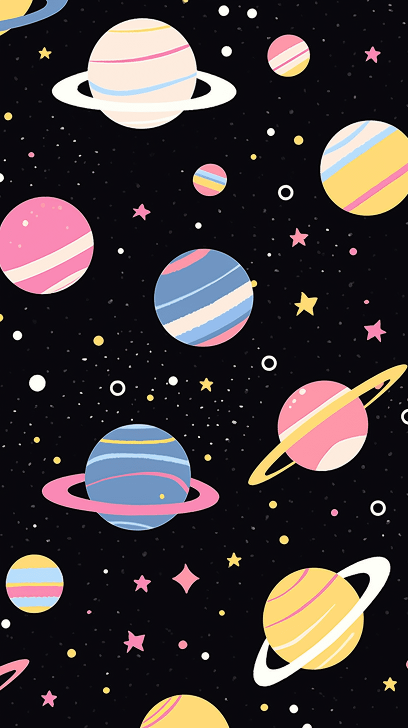 Cosmic Snap original repeating artwork