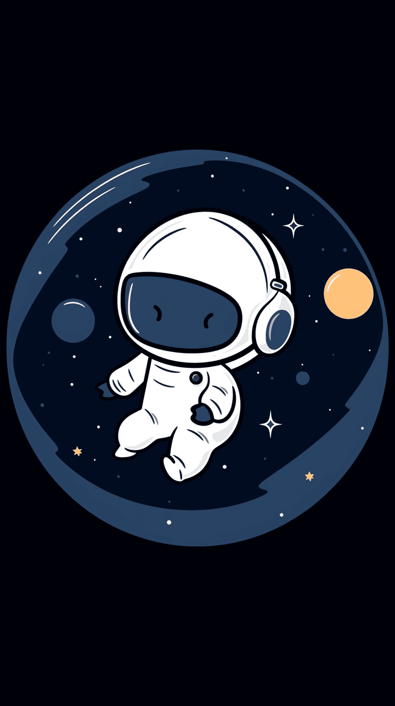 Astronaut 106 original repeating artwork