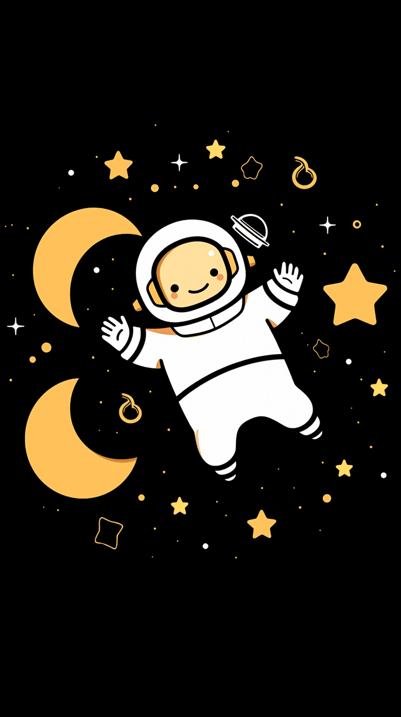 Astronaut 039 original repeating artwork