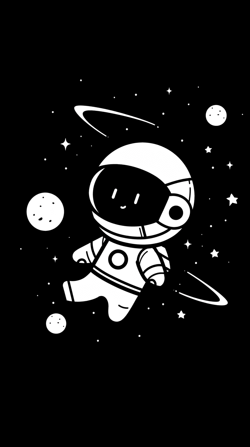 Astronaut Play original repeating artwork