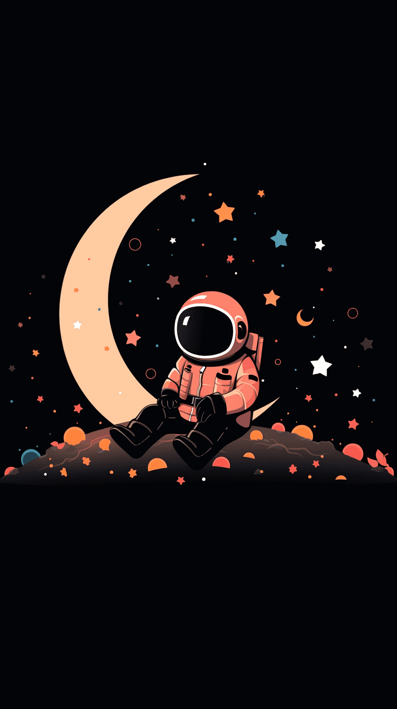 Astronaut Buzz original repeating artwork