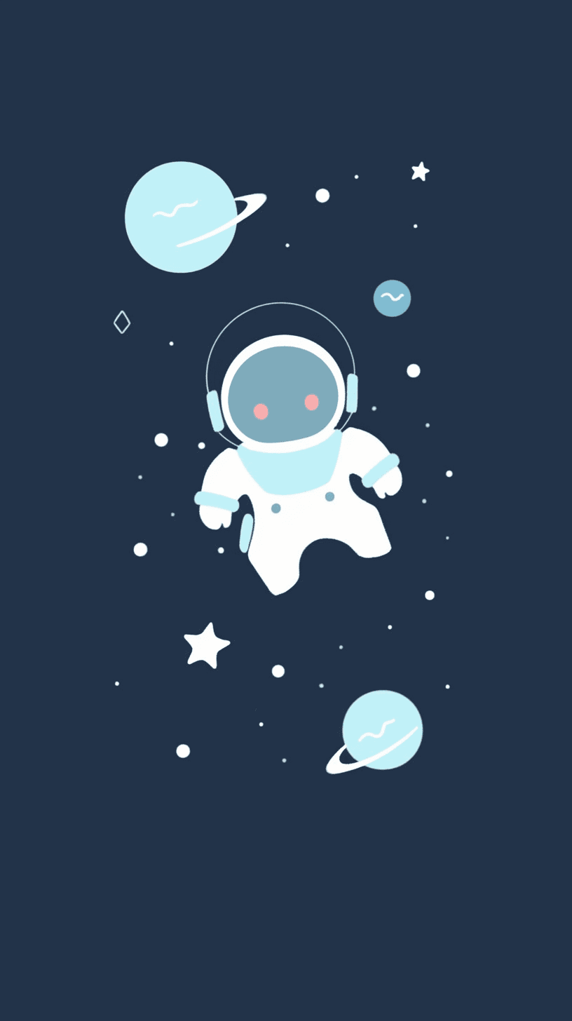 Astronaut Prism original repeating artwork