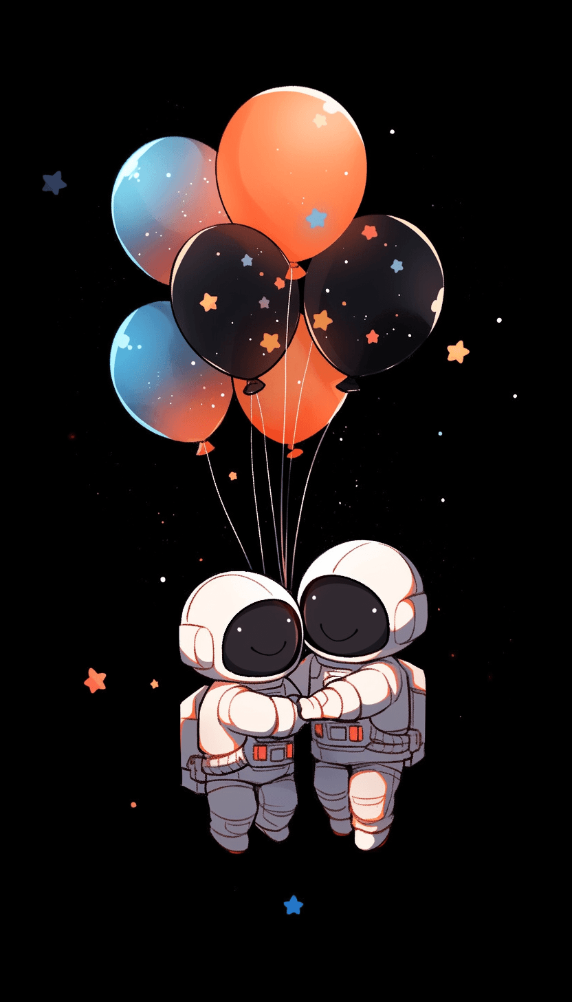 Astronaut Show original repeating artwork