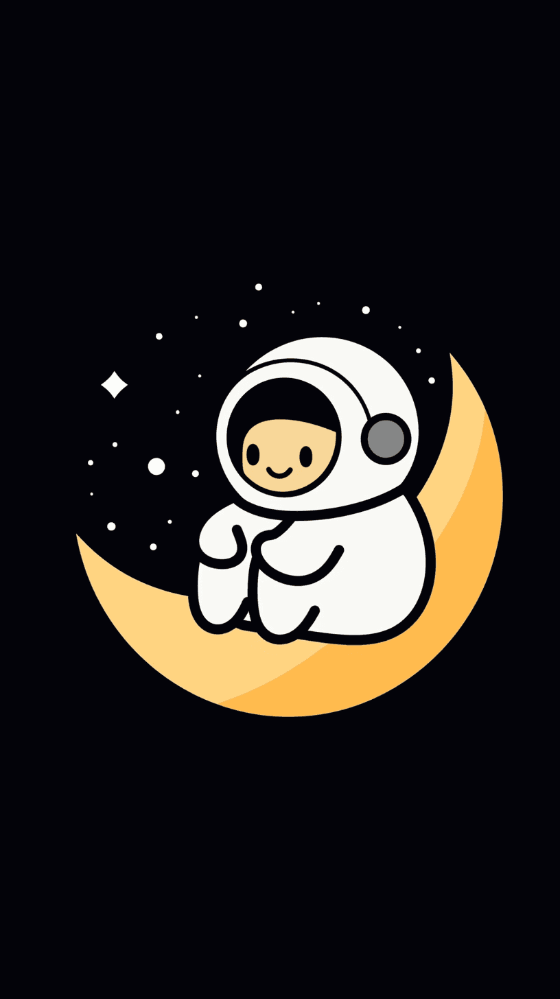 Astronaut 035 original repeating artwork