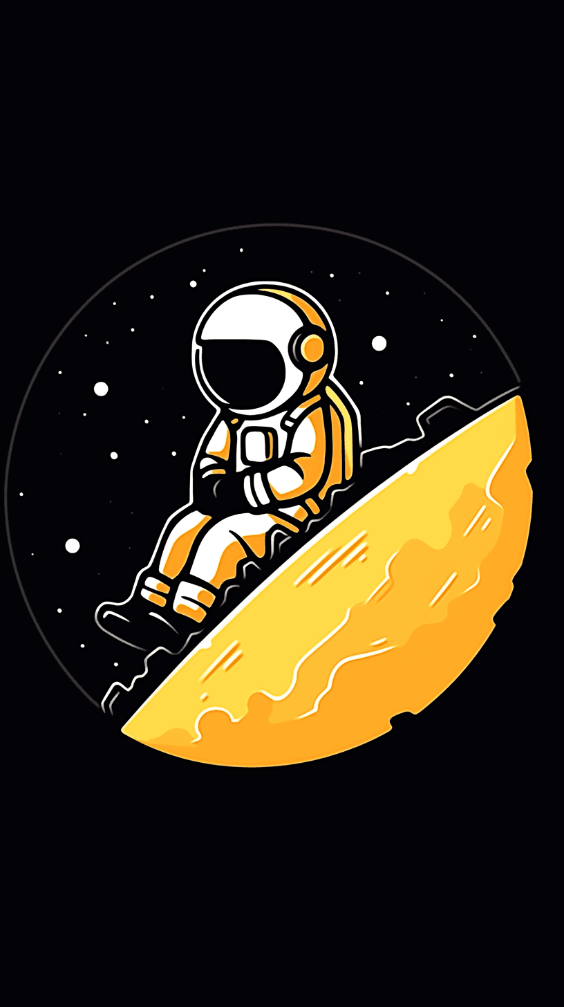 Astronaut 052 original repeating artwork