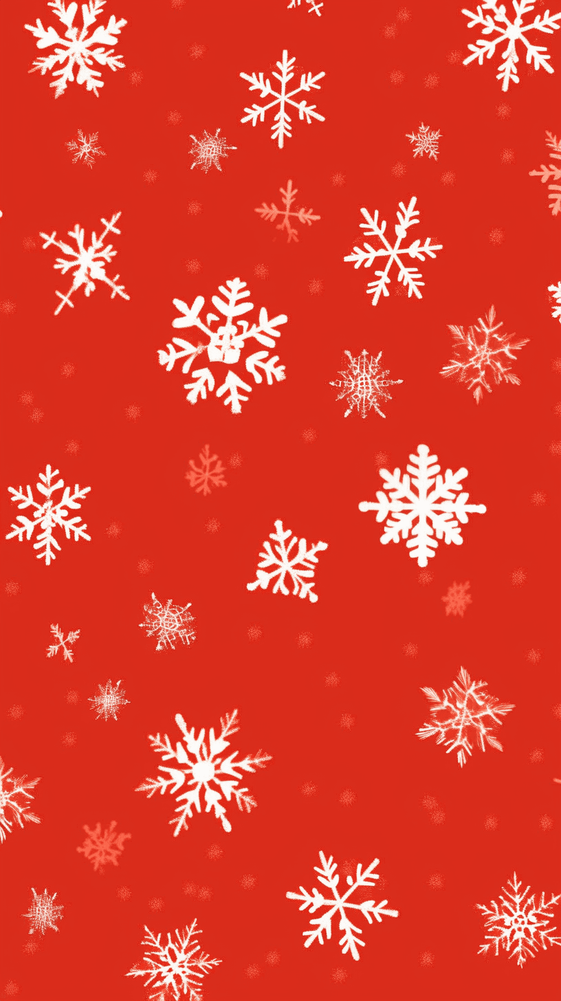 Christmas Snowflake Ivory original repeating artwork