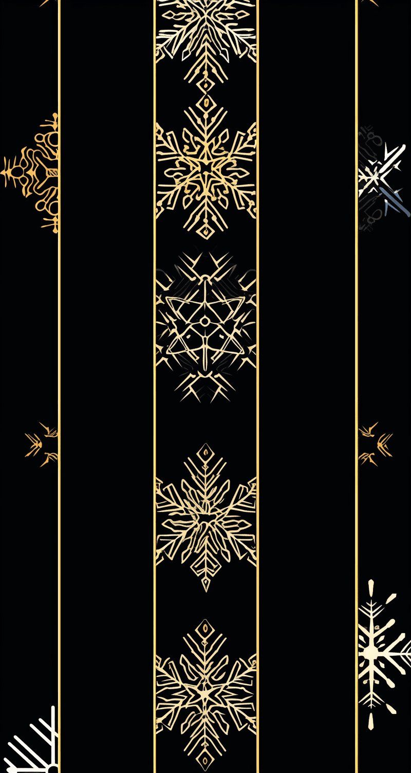Christmas Snowflake Zip original repeating artwork