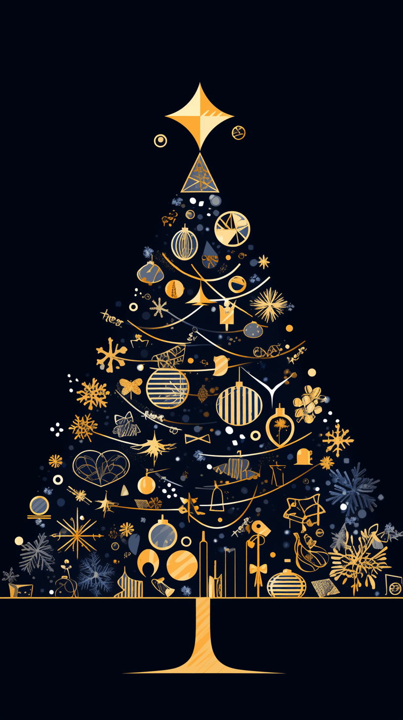 Christmas Tree 508 original repeating artwork