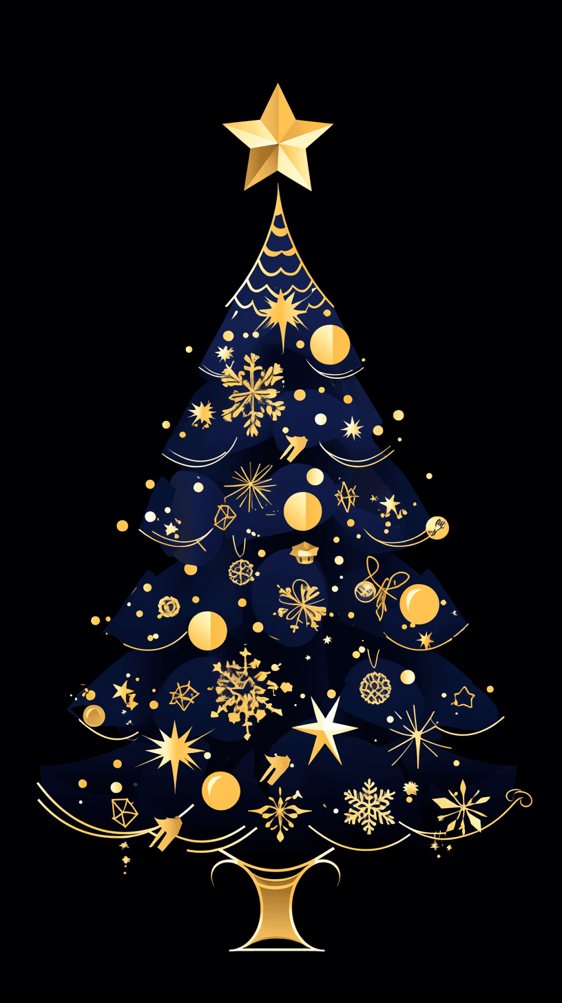 Christmas Tree 635 original repeating artwork