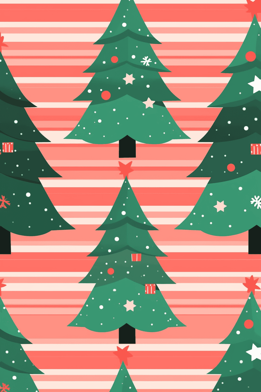 Christmas Tree 828 original repeating artwork