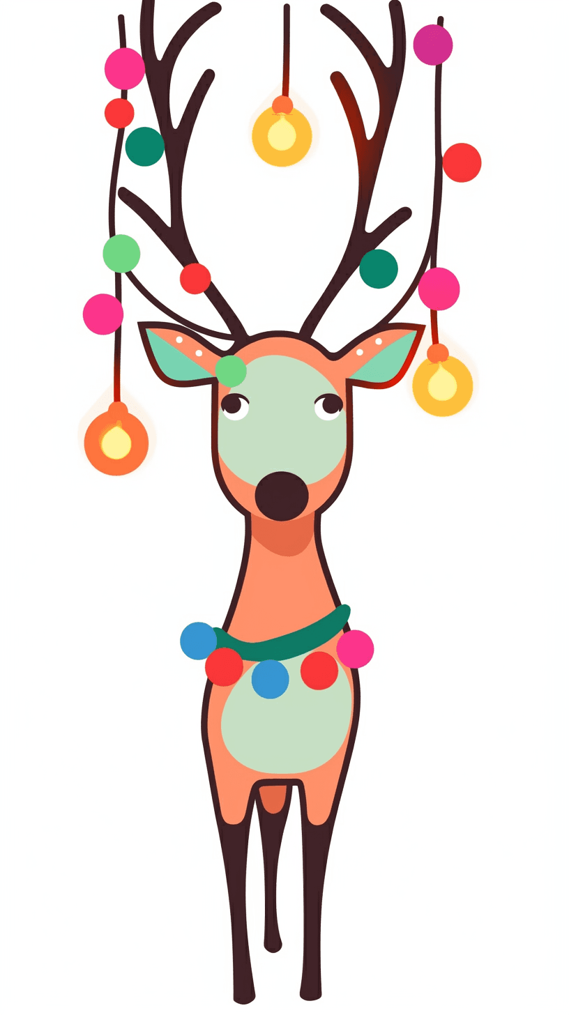 Christmas Reindeer 008 original repeating artwork
