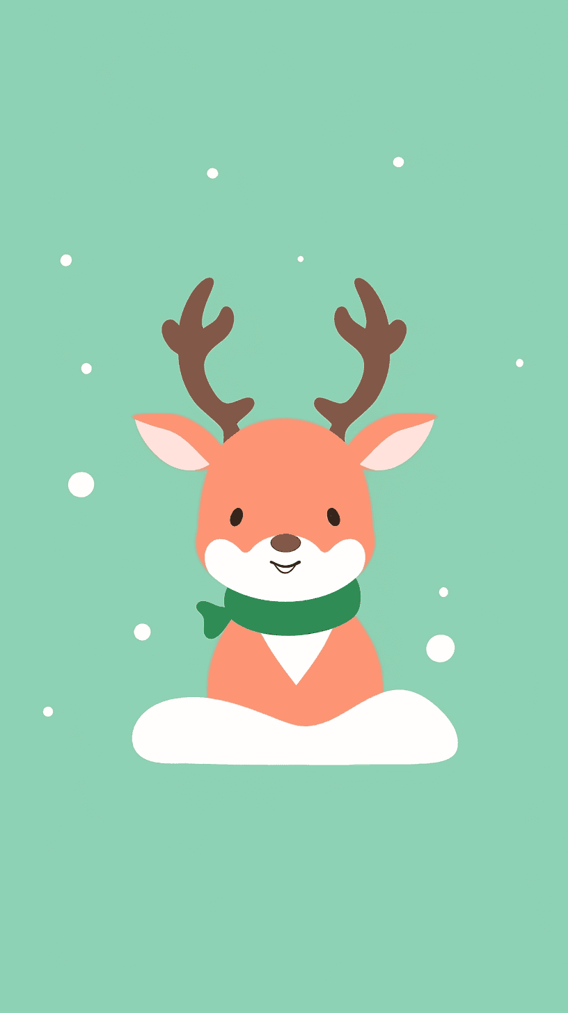 Christmas Reindeer Prism original repeating artwork