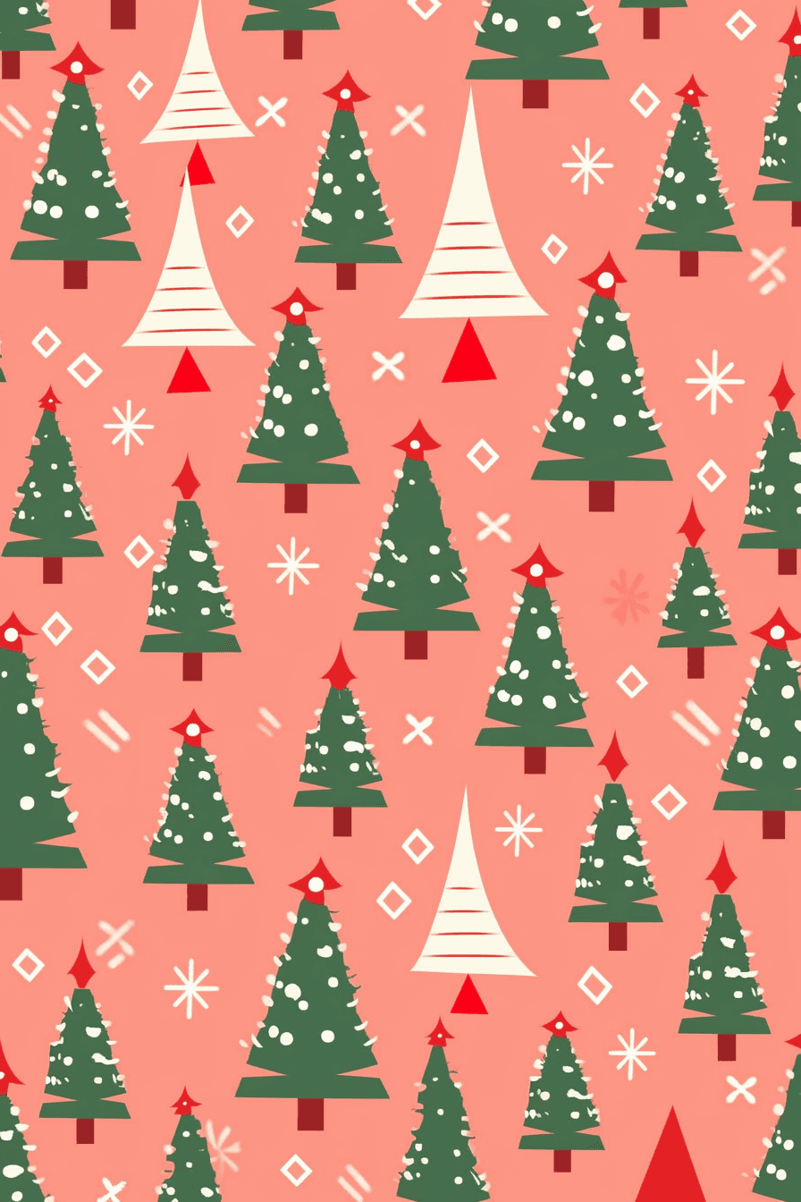 Christmas Tree 714 original repeating artwork