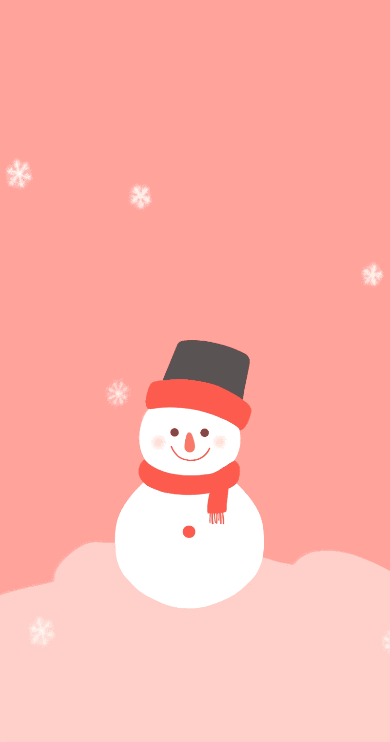 Christmas Snowman Rush original repeating artwork