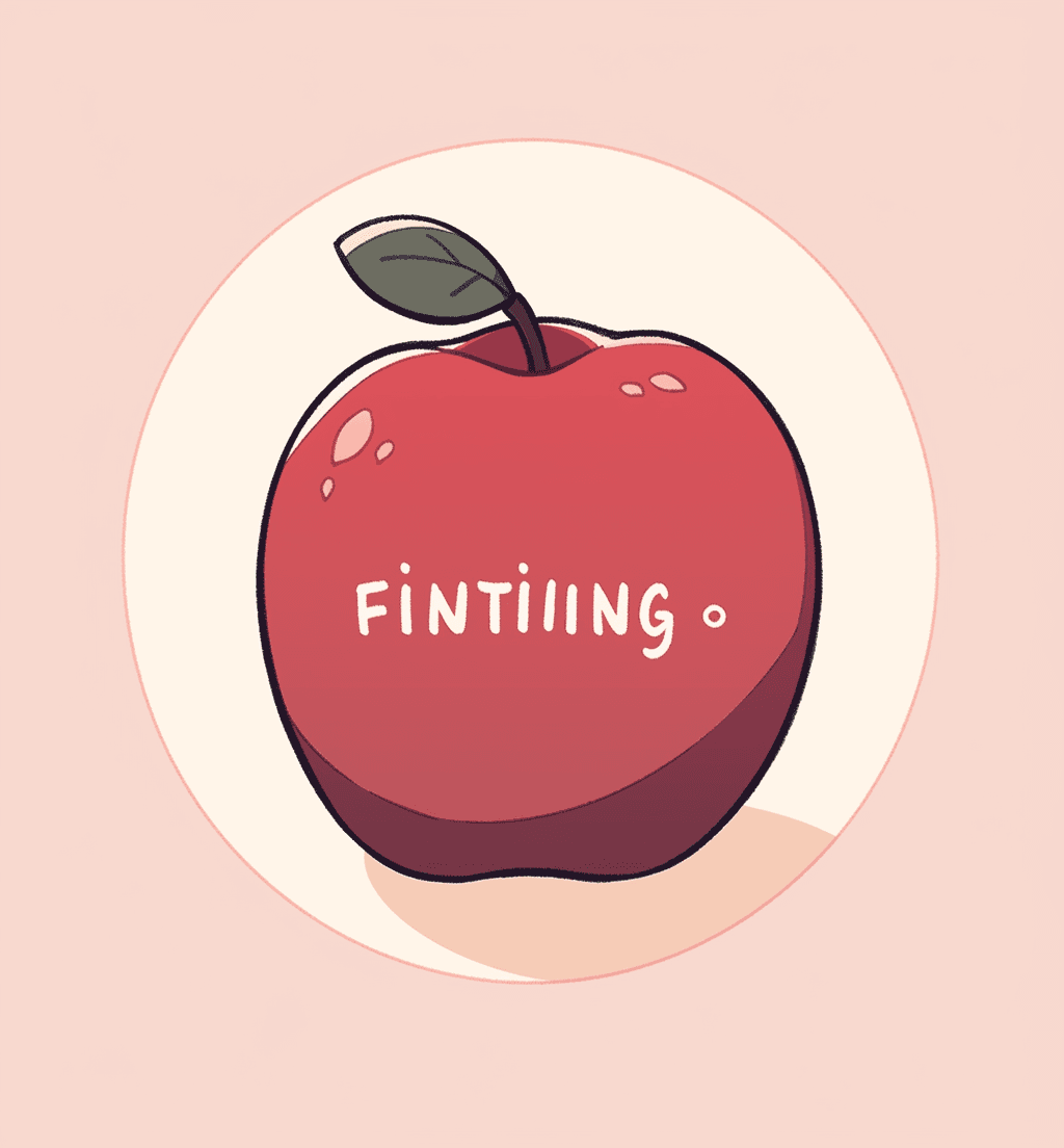 Christmas Apple Gang original repeating artwork