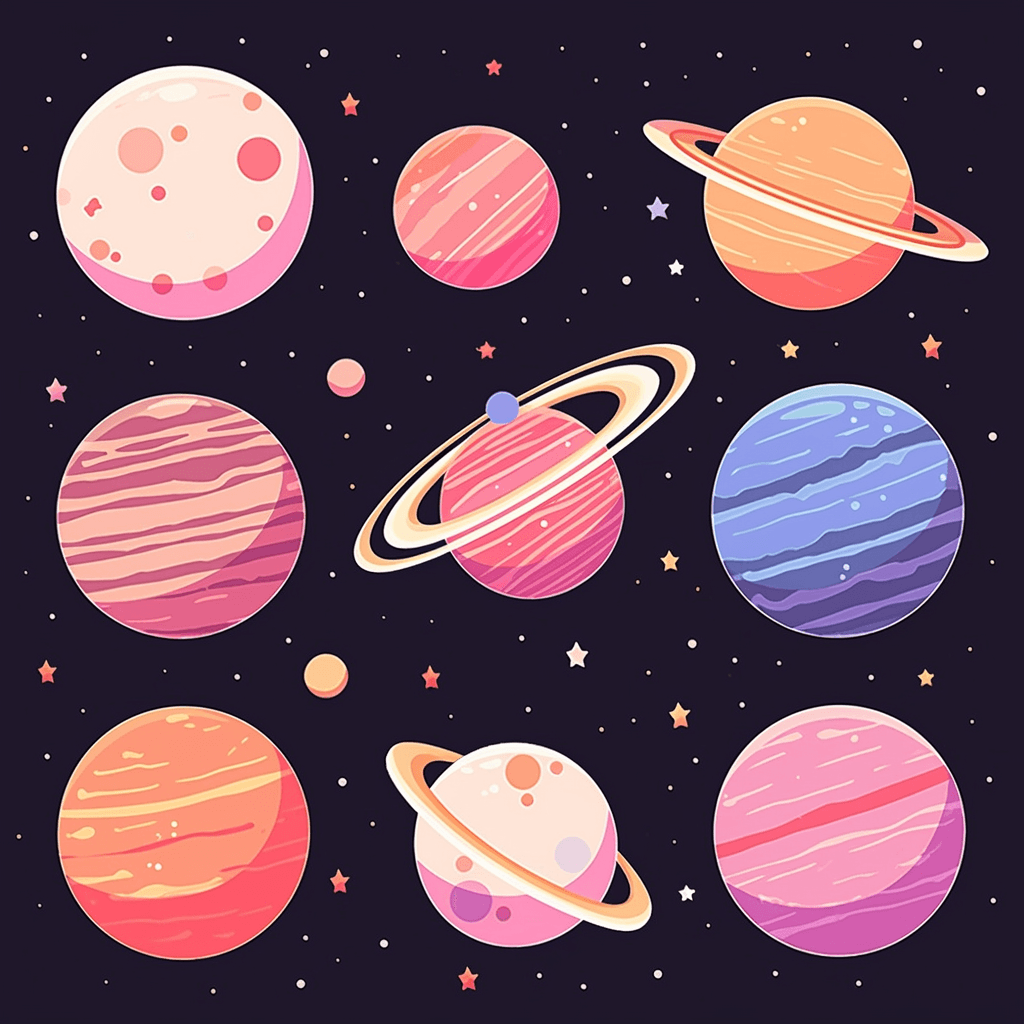 Planet 018 original repeating artwork