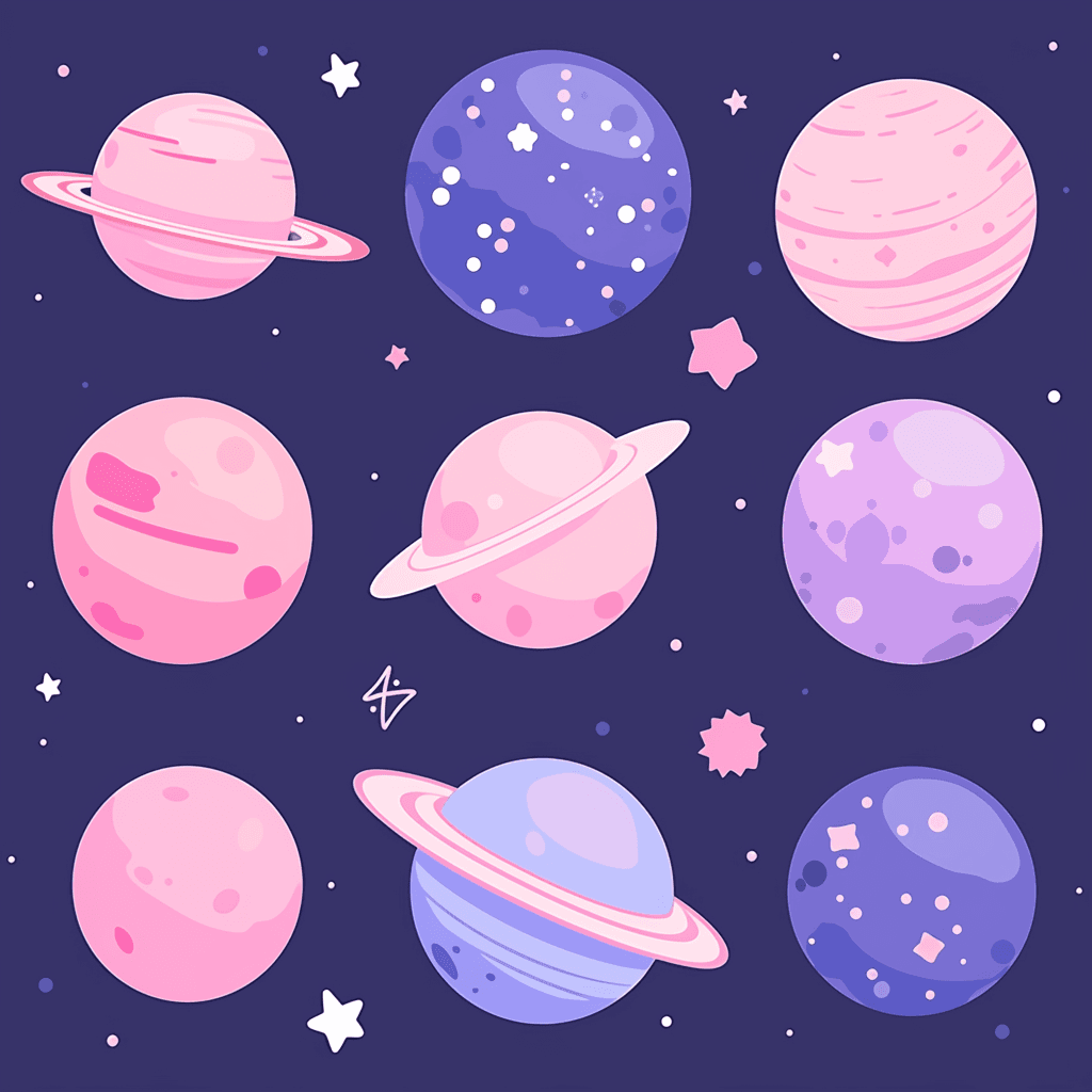 Planet 035 original repeating artwork