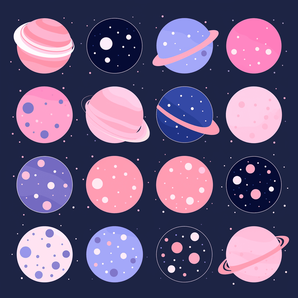 Planet 074 original repeating artwork