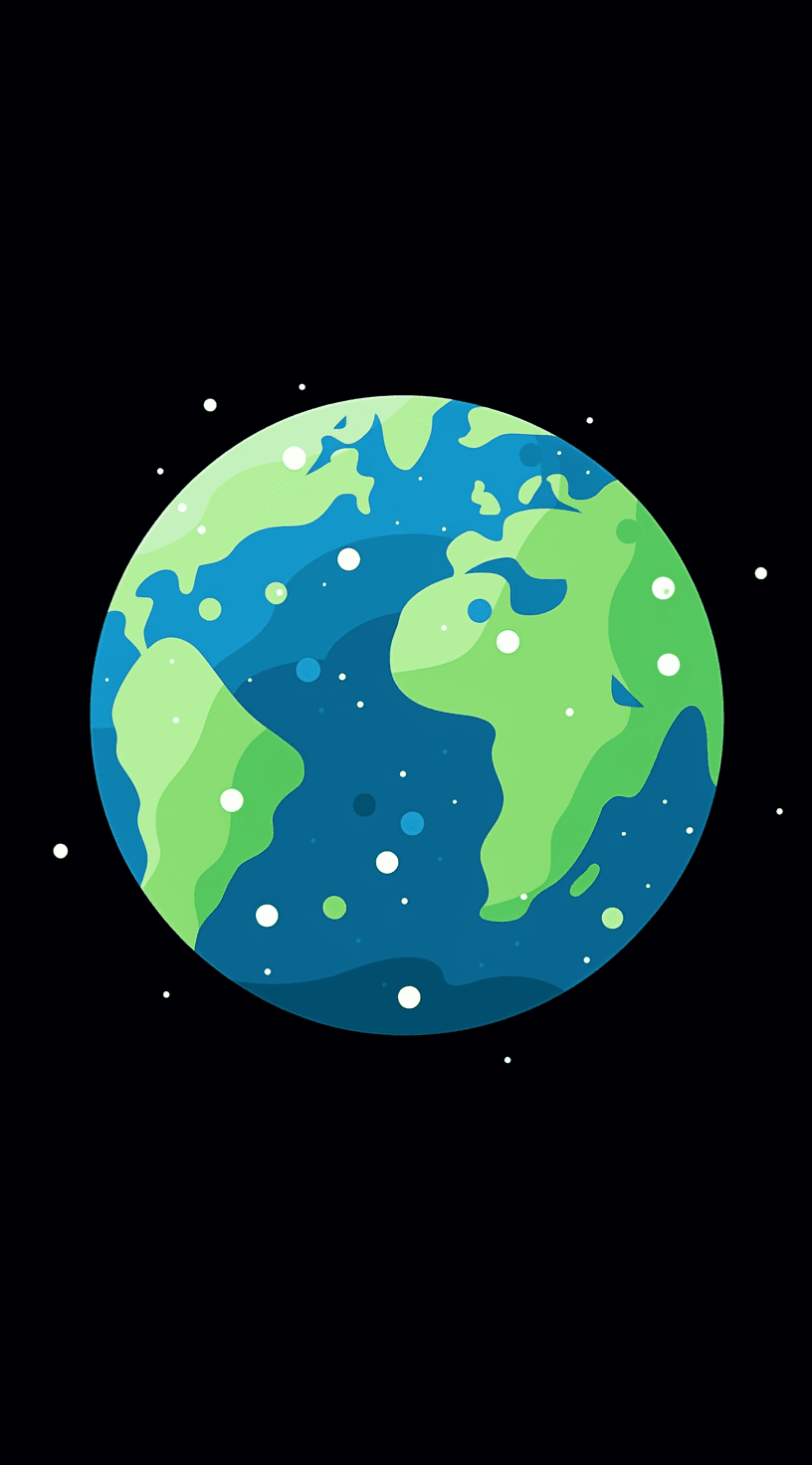 Earth 001 original repeating artwork