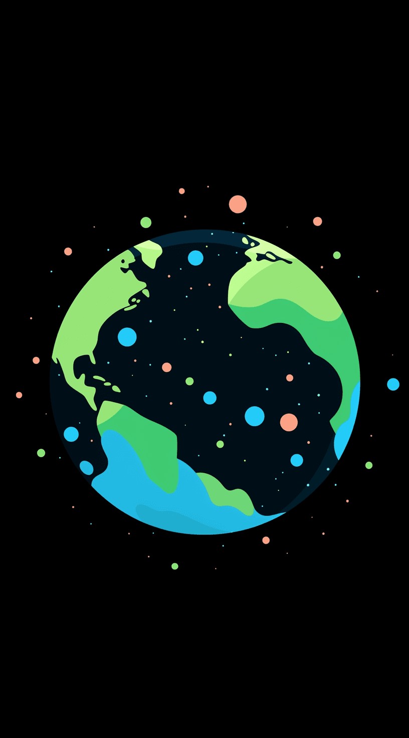 Planet Rise original repeating artwork