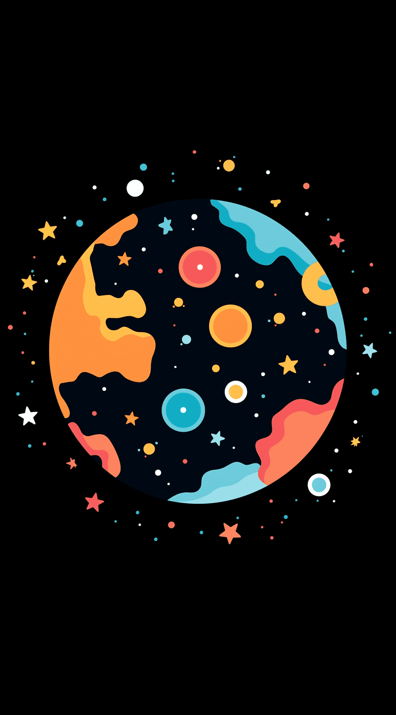 Planet 131 original repeating artwork