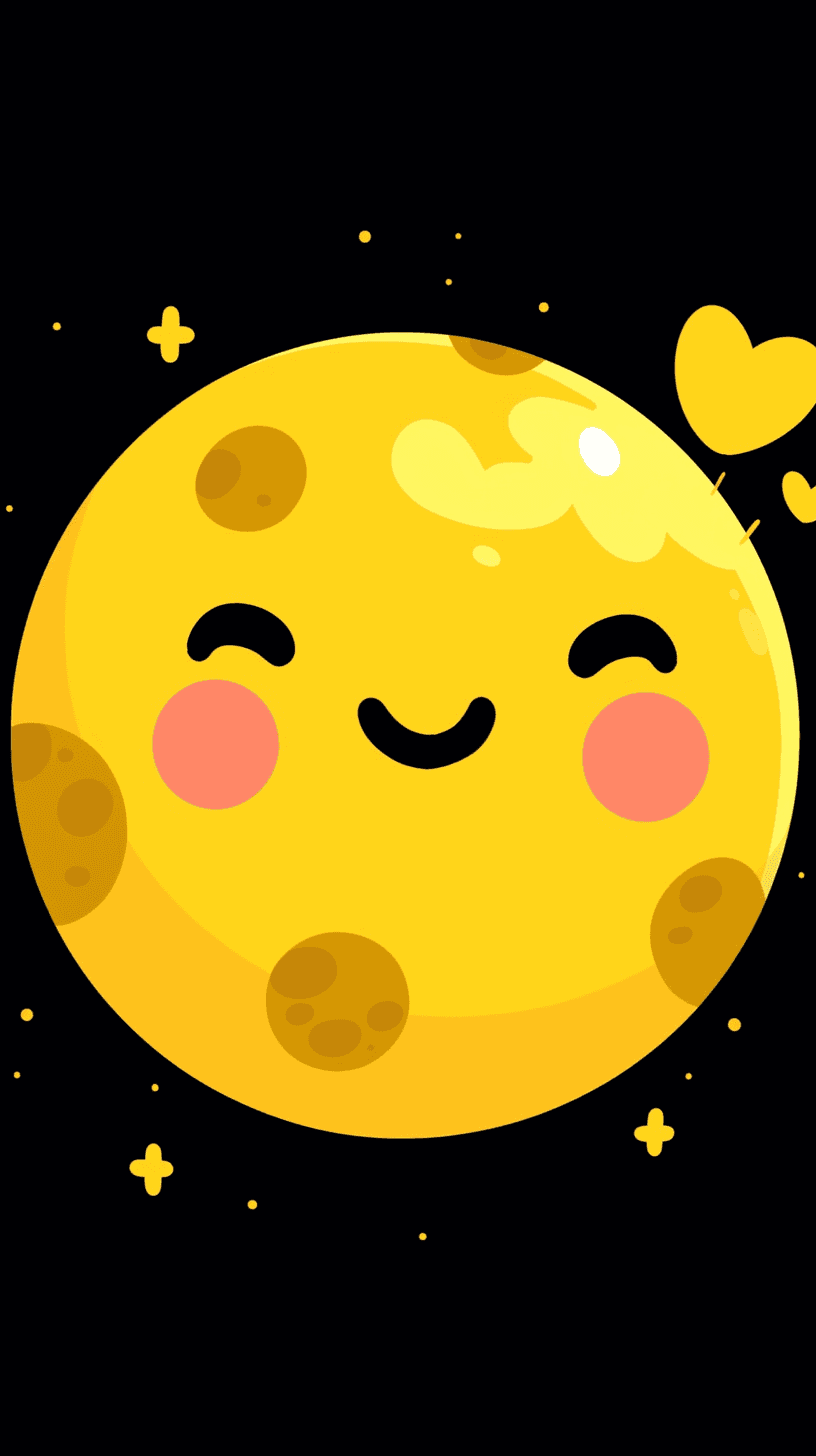 Moon 004 original repeating artwork
